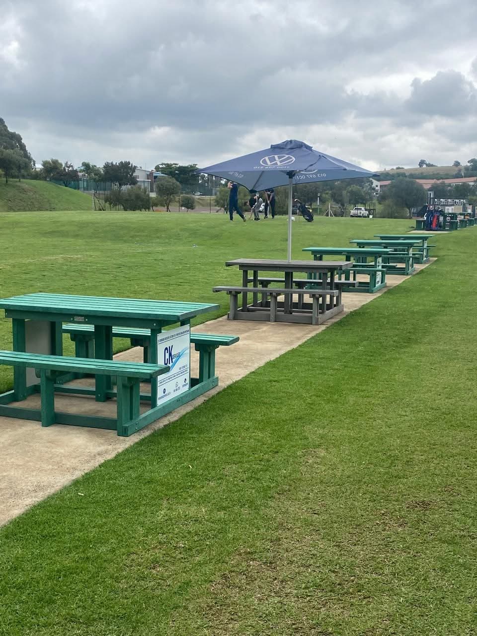 The driving range