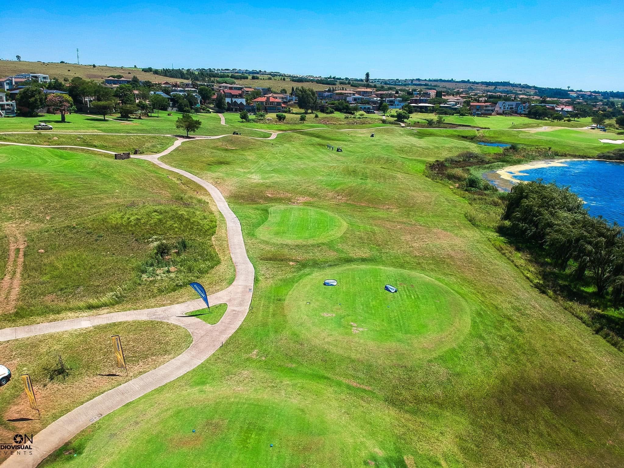 Bankenveld — Aerial view of the course and Witbank Dam