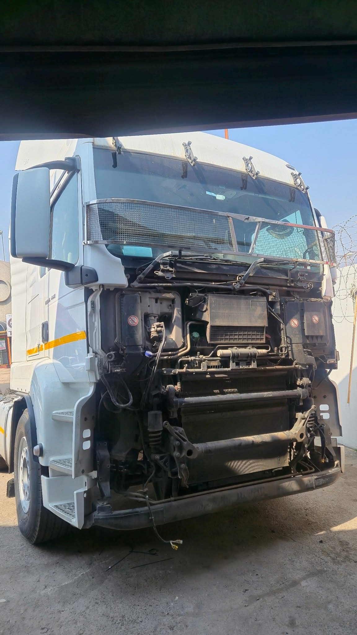 Truck front-end repair